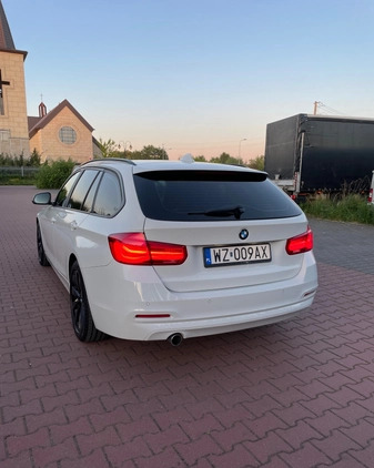 BMW Seria 3 cena 74900 przebieg: 106500, rok produkcji 2018 z Warszawa małe 67